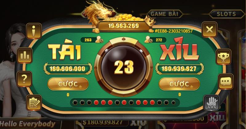 Nắm rõ về những luật chơi khi chơi game tài xỉu tại ee88at.com